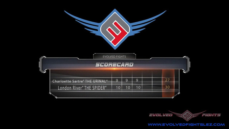Evolved Fights Lez: London River vs Charlotte Sartre peituda cadela batalha