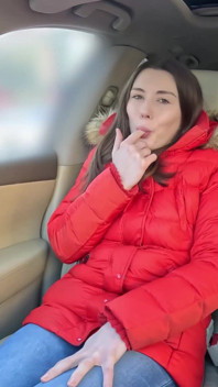 Aleya Sun Farting and Squirting in My Car