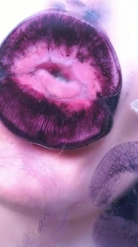 Get Lost in the Mesmerizing Gloss of My Phat, Gothic Lips as I Tease and Kiss You Into Submission