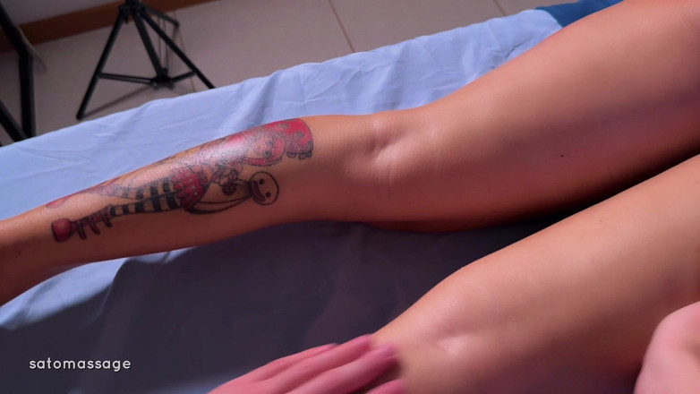 Sato Massage: Masaż POV zamienia się w kurwa na pieska