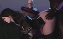 Velvixian 3D: Yennefer Blacked in Front of Cuckold Geralt, the Witcher