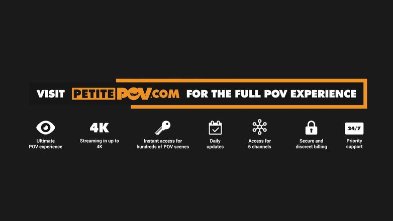 Petite POV: Sperma fressende teen-schlampe sybil fickt in pOV