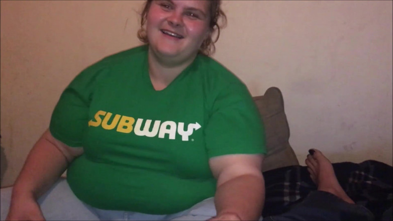 Sadee Rain: Cute sissy Sadee gets her dick sucked by her subway...