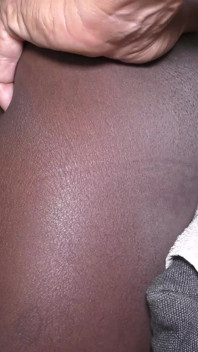 Petite Ebony Teen Pussy Inflated and Imprgnated by a Big Cock