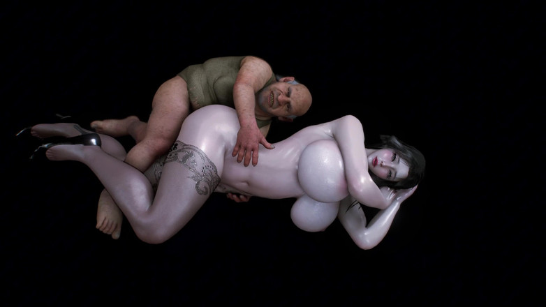 Why fuck so hard: Шлюшке с огромными сиськами 3D трахнул ее мокрую киску так жестко старый член