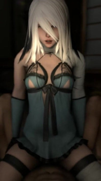 A2 Rides Cowgirl Nier Automata Parody