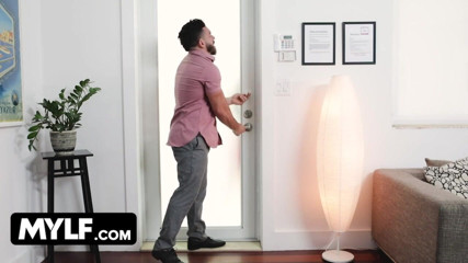 Mylf Official: Muscular stud spanks hot Latin momma Havana Bleu's phat ass...