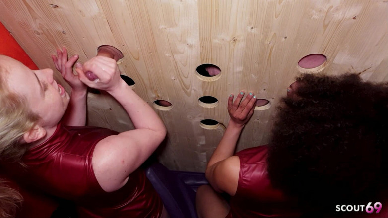 Scout69: Gloryhole challange dan gadis remaja jerman rambut oranye dan latina...