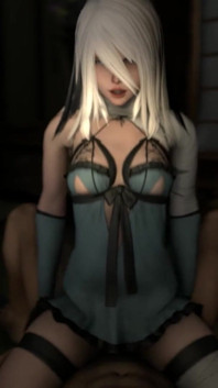 A2 Rides Cowgirl Nier Automata Parody