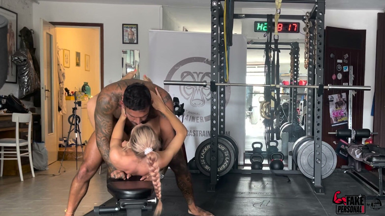 Lucas Peracchi: I Destroy Shona River's Pussy in the Gym