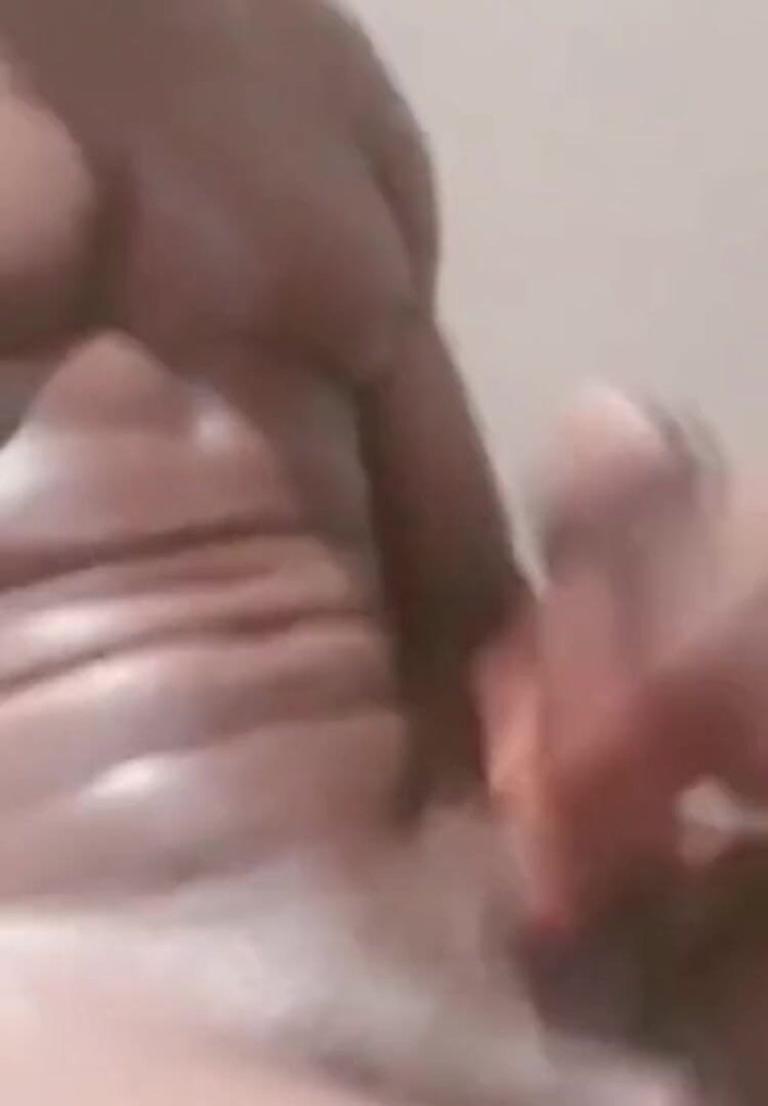 Big black cock BBCee: Nata4sex - Grabing my balls stroking my big dick