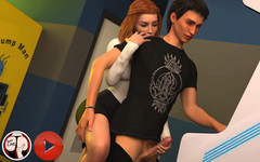 Borzoa: Remaja berambut merah awek miang dengan stoking