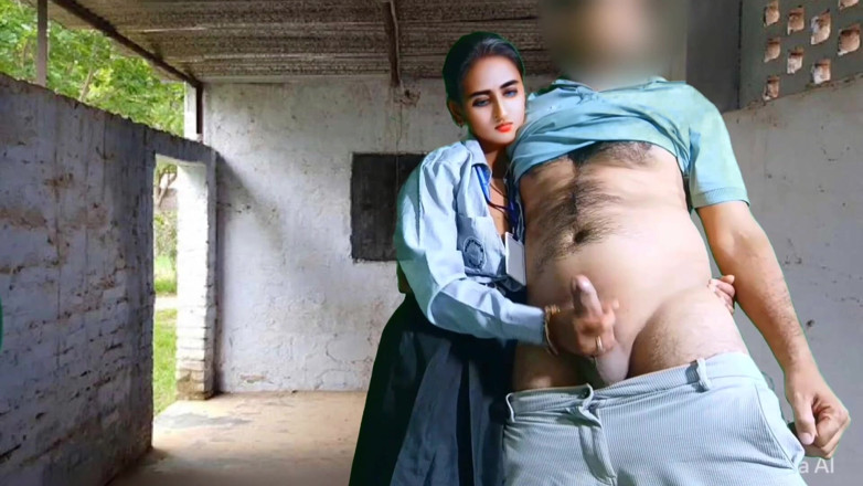 Beatricee: Indian First Day Newly Student. Desi Beautiful Girl Sex with...