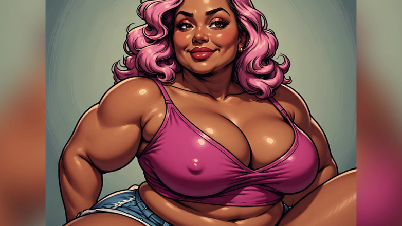 AI Porn: BBW-kunst mit dicken titten