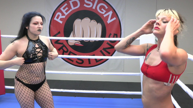 Red Sign Wrestling: Goth Delilah Vs Sheela K.
