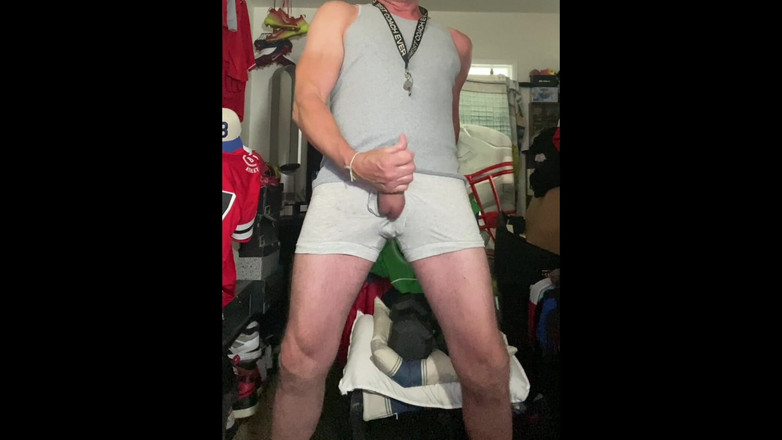 JockDad87: Jockdad87 Is Geil in Grijs Ondergoed
