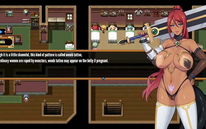 Cumming Gaming: Хвост желания фембой хентай игра эпизод 10 она получила утроба Tatoo после траха этого гигантского хуища!