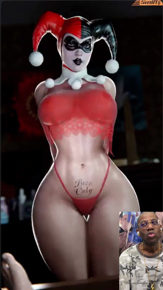 Good news media: Harley Quinn, gros cul, twerke son énorme cul
