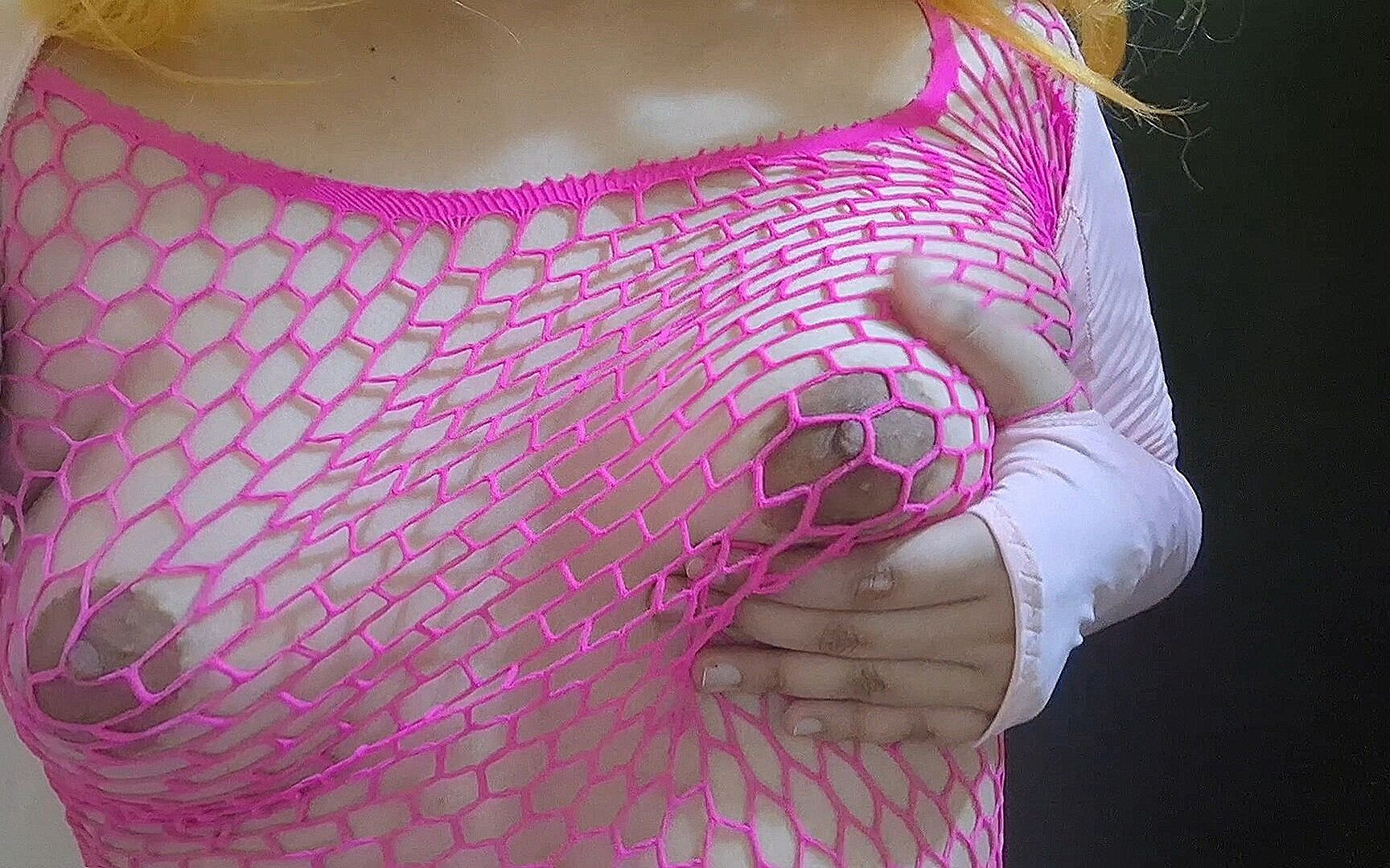 Trans with Huge Puffy Nipples Milking Punishes and Slaps Them Until They Lactate