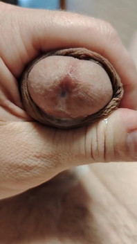 Messy Cumshot After a Week of Holding in