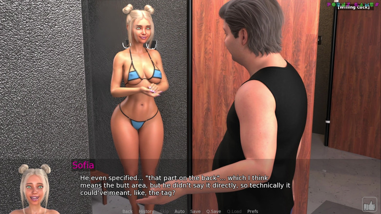 Porny Games: Podle Sofie od Grima Grima - Sexy přítelkyně se připravuje na...