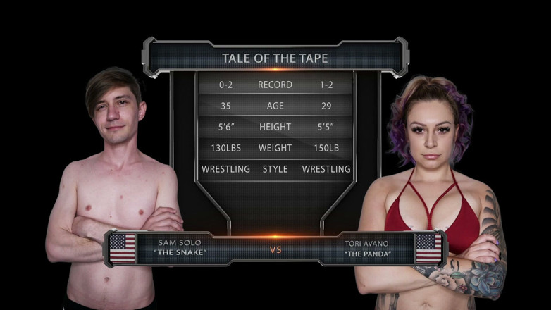 Evolved Fights: Tori Avano Vs Sam Solo Mixed Wrestling