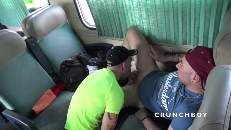 Sex humiliation with french lads: Sex humiliation bareback in the train!
