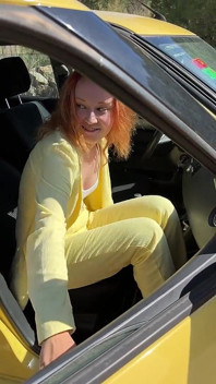 Peed Outside Out of Car!