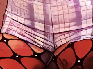 MelodyHott: Jeu de branlette avec une bite