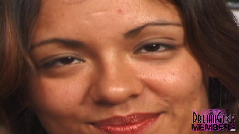 Dream Girls: Horny Latina Gets Her Pussy Destroyed by a Big Dildo