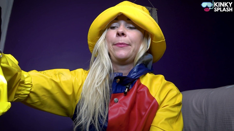 UKCuteGirl Lucy Lauren: Stepmommy Dresses You in Rainwear &amp; Waders - Handcuffed Hands &amp; No Touching