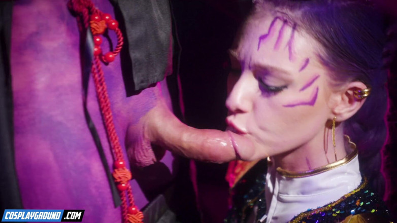 Cosplayground: Mystery Saja Fucks Melody Marks and Fills Her Pussy up -...