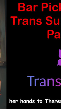 Kejutan zakar transeksual Bar Hookup - bahagian 3