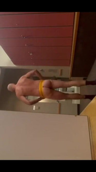 Parading in My Jock at the Gym!