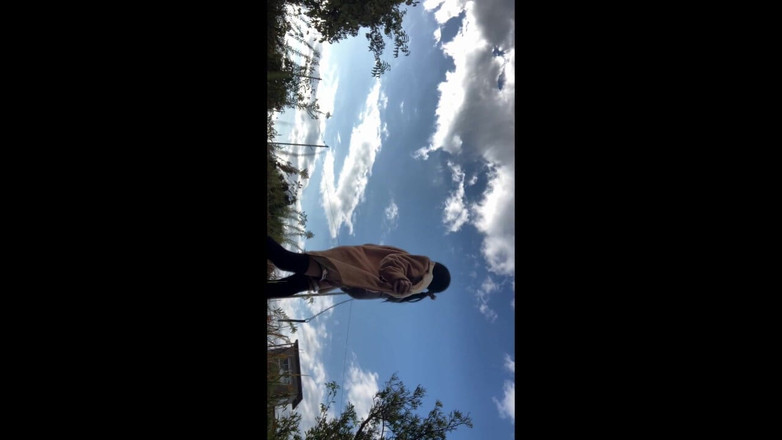 megu2002: Независимая тренировка No20, экспонировочная прогулка с поясом целомудрия