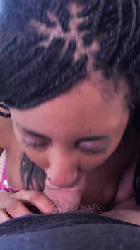 Danni Sucks for Cum on Tits