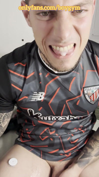 My Big Cock Cums with Football T-shirt