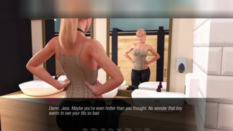 3DXXXTEEN2 Cartoon: Jessica's first sapphic experience. 3D porn cartoon sex