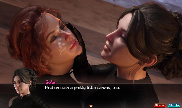 XXX Games Bunk: Schat van Nadia - 75,76 - gameplay - rollenspel - lesbische overheersing, fotoshoot