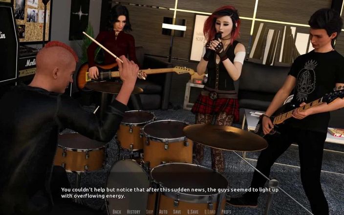 Dirty GamesXxX: Conviértete en una estrella de rock: conversación con las chicas...