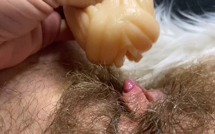 Cute Blonde 666: Enorma uppställda klitoris knullar vagina djupt inuti stor orgasm