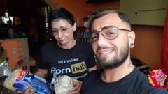 King Of Amateur: Lady Muffin Licks All Tommy's Cum