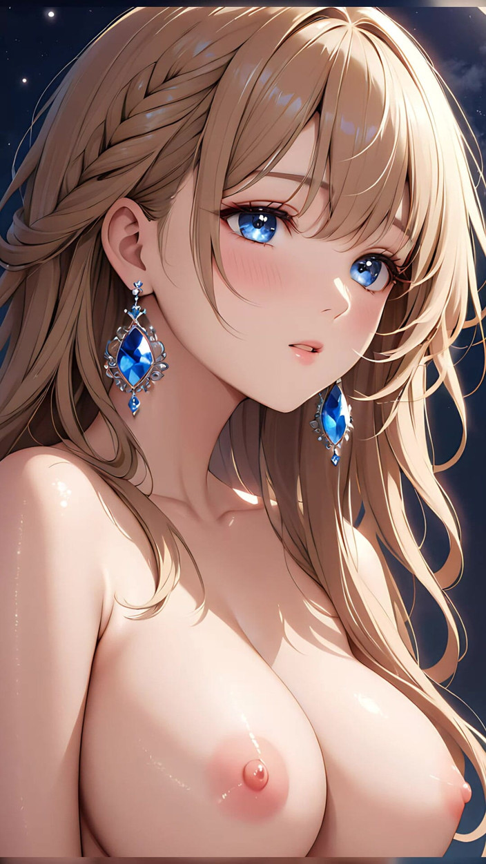 LustRender: Moonlit Dreams - Ai Dívka vykouřená v měkké lunární záře