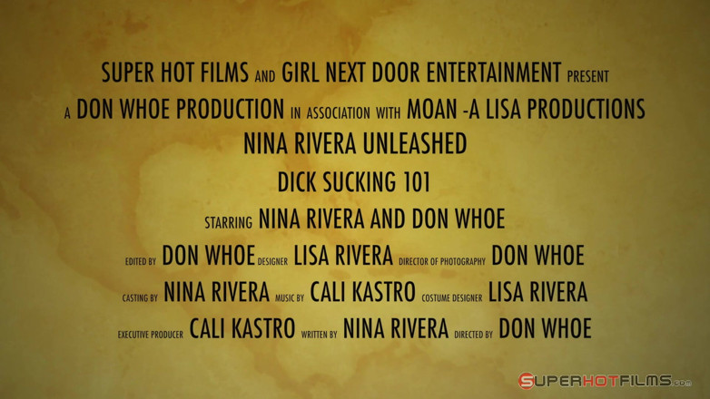 Super Hot Films: My first Blowjob on film / Nina Rivera