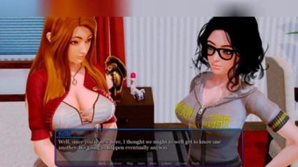 3DXXXTEEN2 Cartoon: Threesome with an elf and a robot. 3D porn cartoon sex