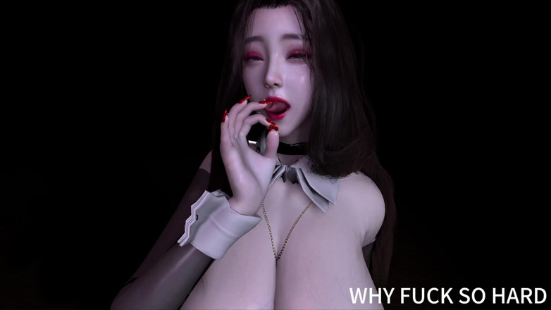 Why fuck so hard: 3D Big Ass Asian Mature MILF Cheating with BBC
