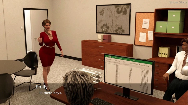 Porny Games: Project hot wife - Having sex at the office (8)