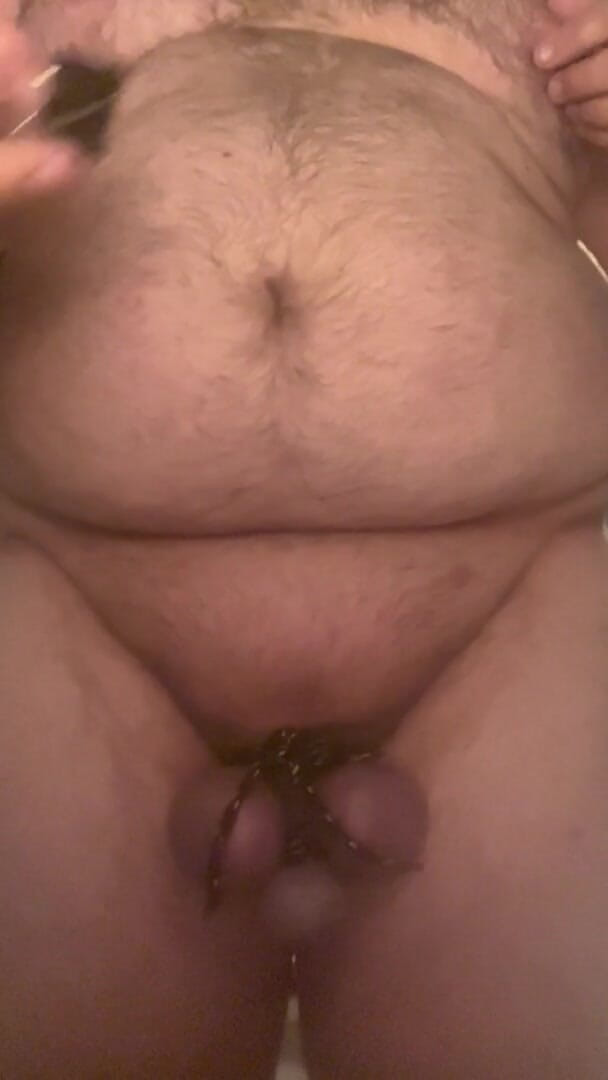 Shaun Cbt: Cock and Ball Bondage with Nipple Clamps and Butt Plug...