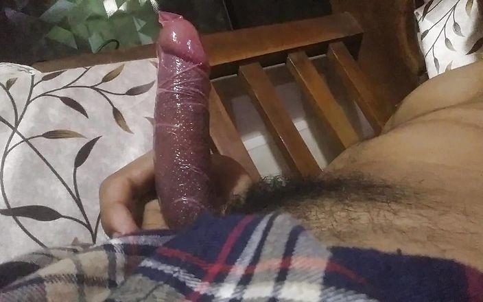 Tejs Joshi: Solo Masturbation with Hairy Cock