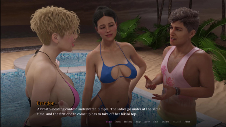 Kitty Gamer: Adored Marriage 8 evelyn पूल में टॉपलेस हो गई